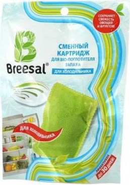 Сменный картридж Breesal для био-поглотителя запахов для холодильника, 1 шт